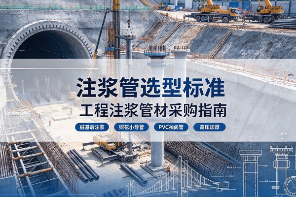 德昌注浆管选型标准