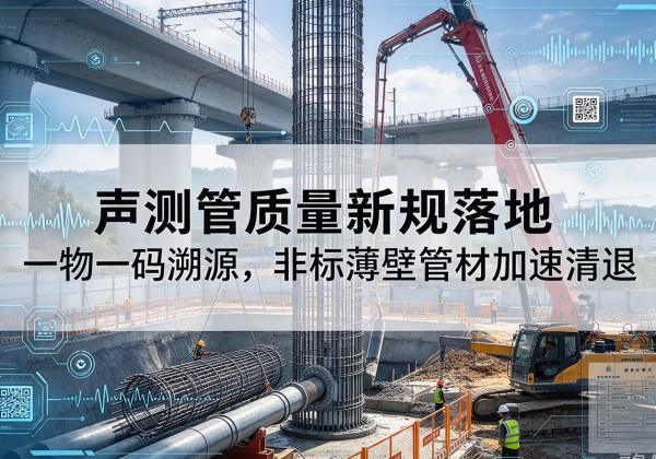 德昌声测管质量新规落地，一物一码溯源，非标薄壁管材加速清退