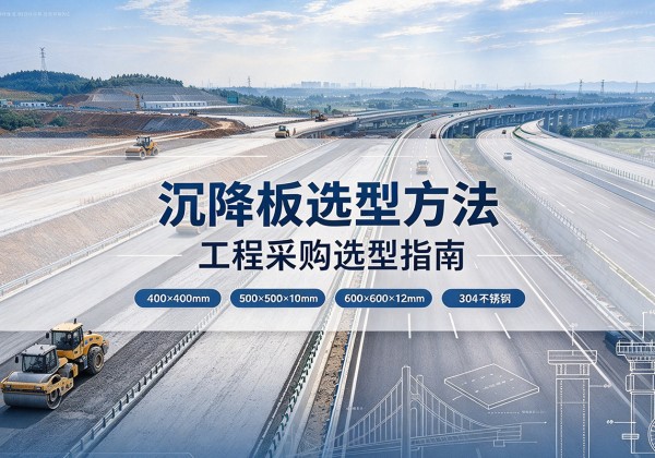 德昌沉降板选择方法