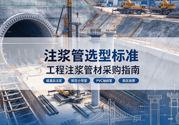 德昌注浆管选型标准